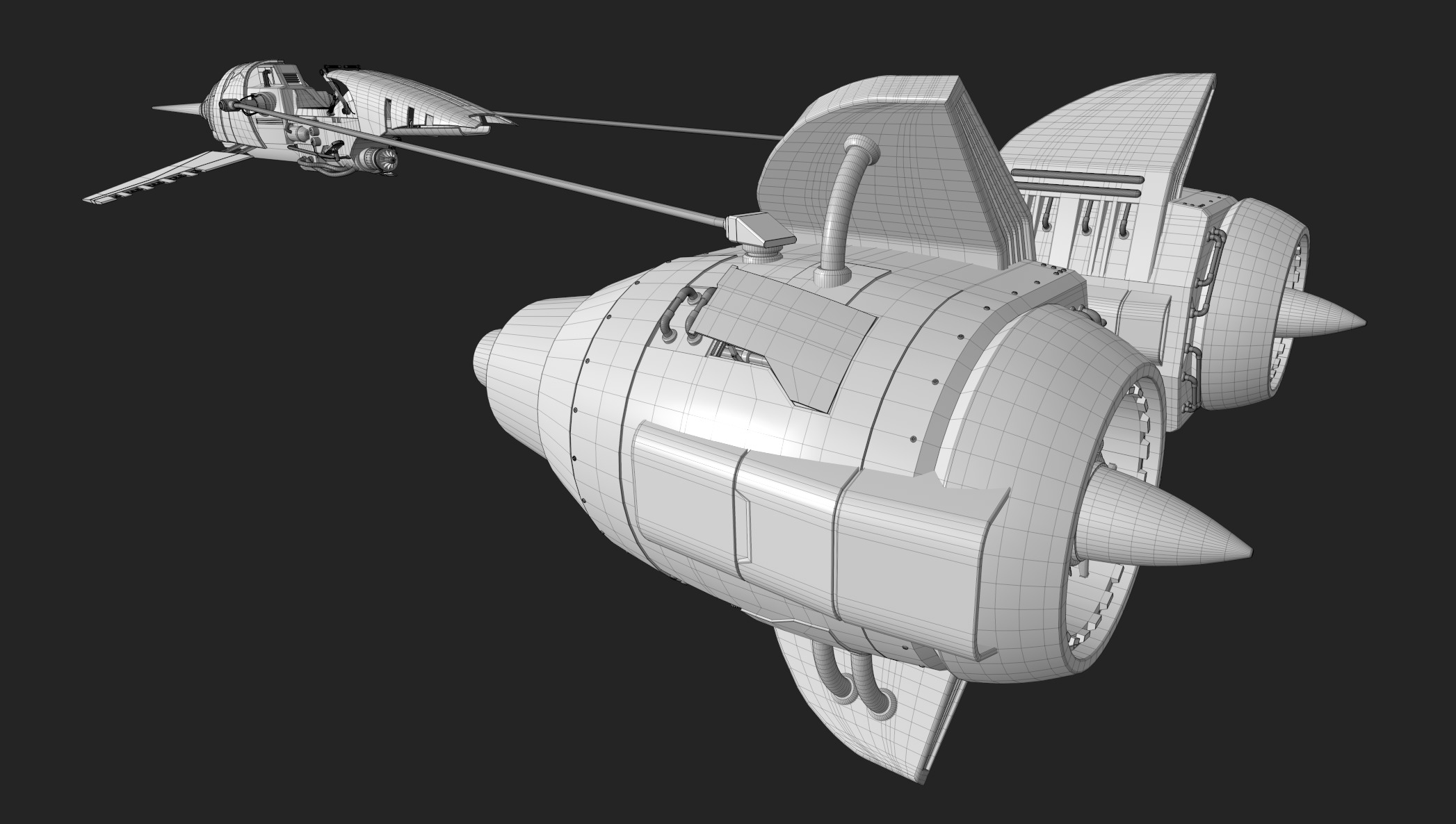 Pod Bug Low-poly 3D model_16