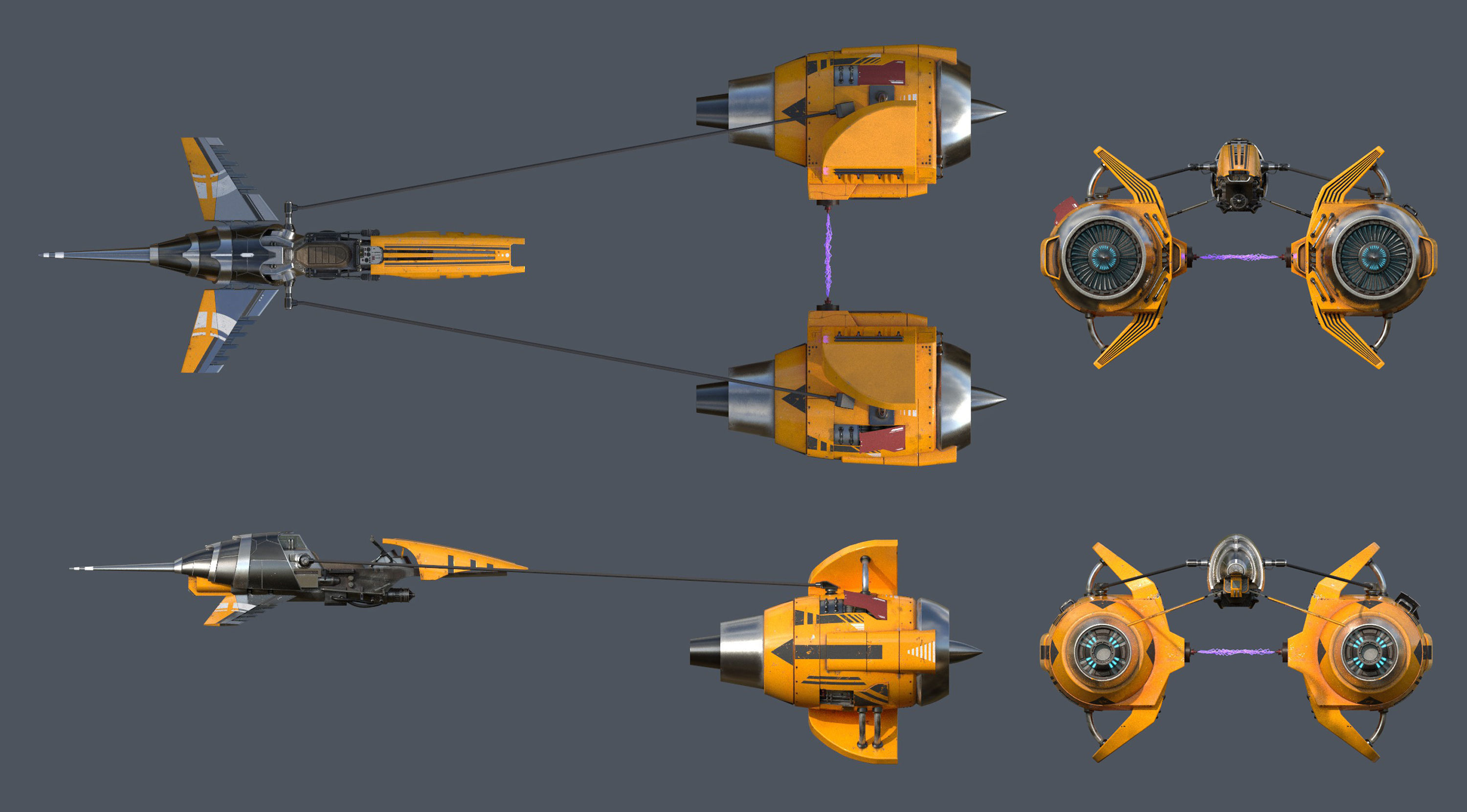 Pod Bug Low-poly 3D model_15