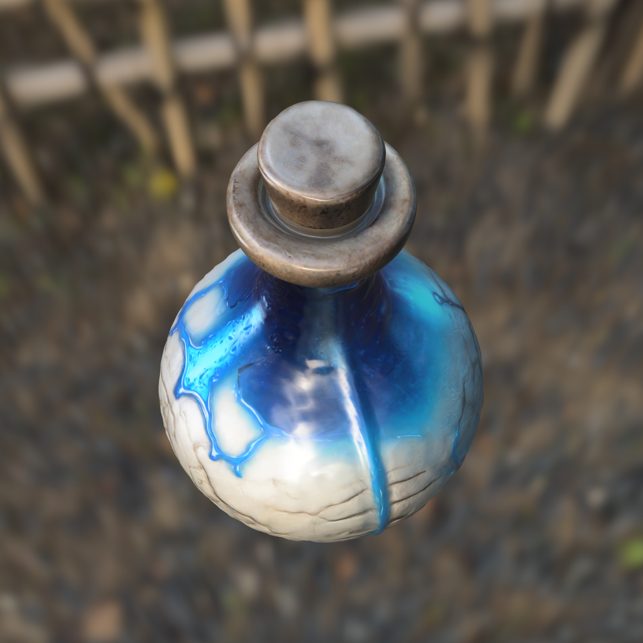 Mystic Brain Elixir Bottle 3D model_3