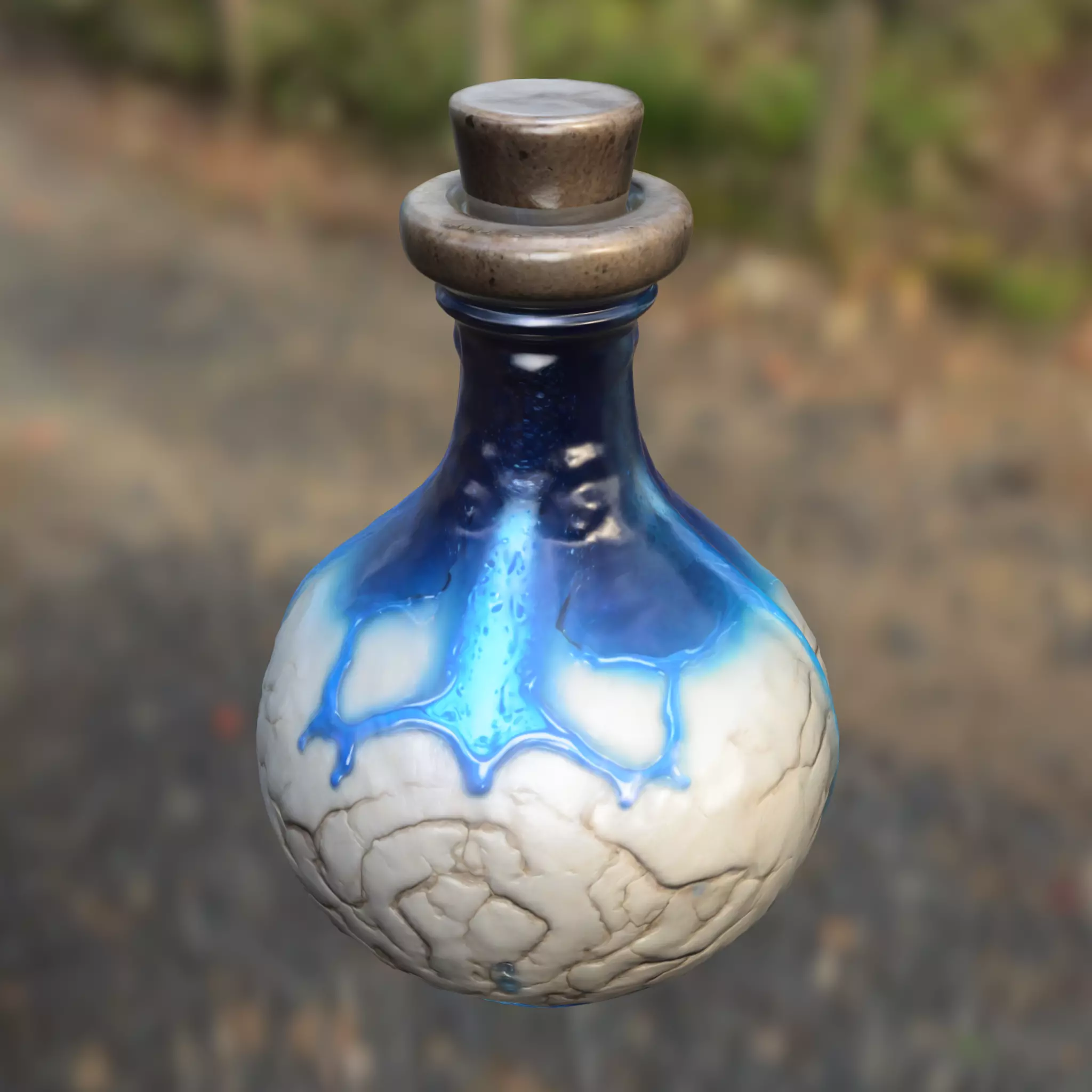 Mystic Brain Elixir Bottle 3D model_0