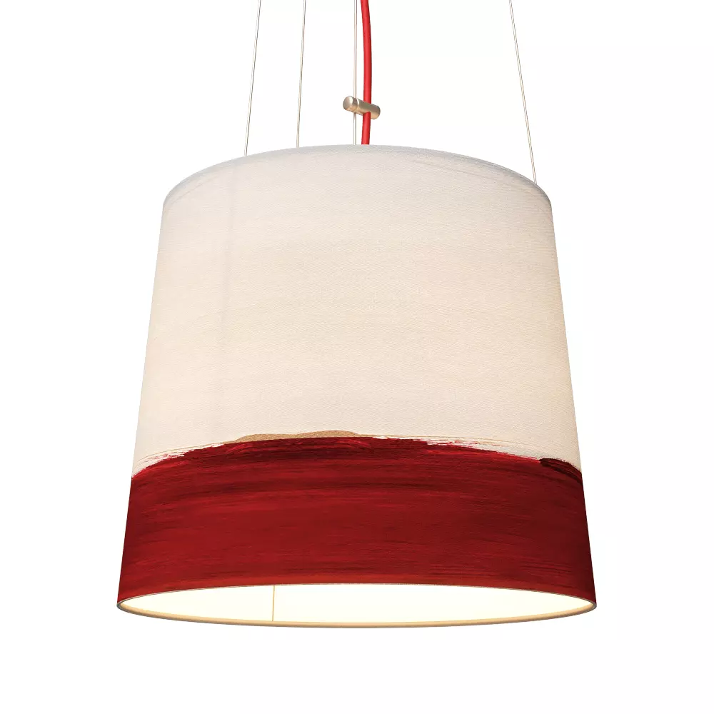 Brass Cord Pendant 3D 3D model_0