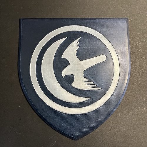 Game of Thrones Sigil of House Arryn Coaster 3D print model