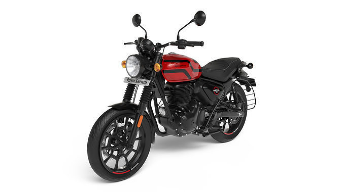 Royal Enfield Hunter 350 Low-poly 3D model