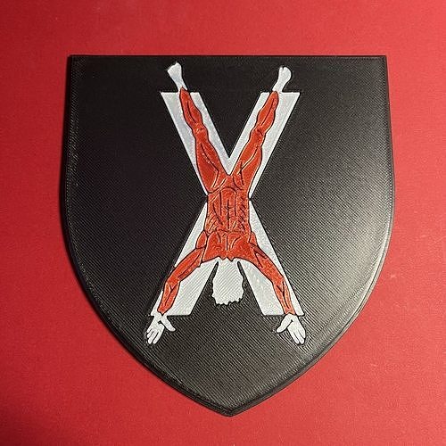 Game of Thrones Sigil of House Bolton Coaster 3D print model