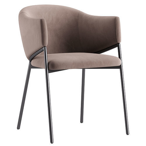 Chair Eliza Velvet by Divan 3D model