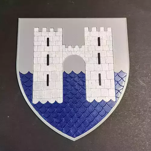 Game of Thrones Sigil of House Frey Coaster 3D print model