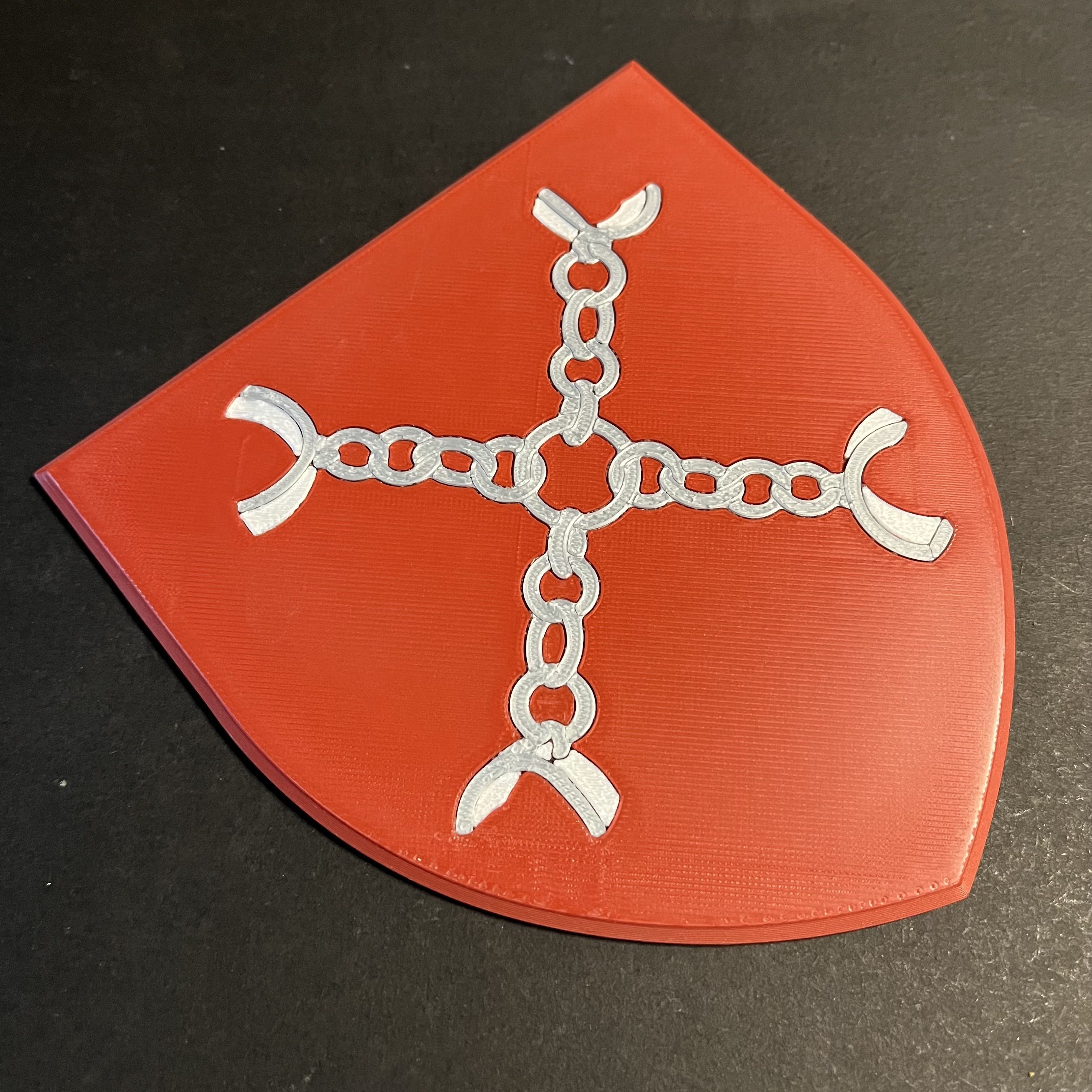 Game of Thrones Sigil of House Umber Coaster 3D print model_4