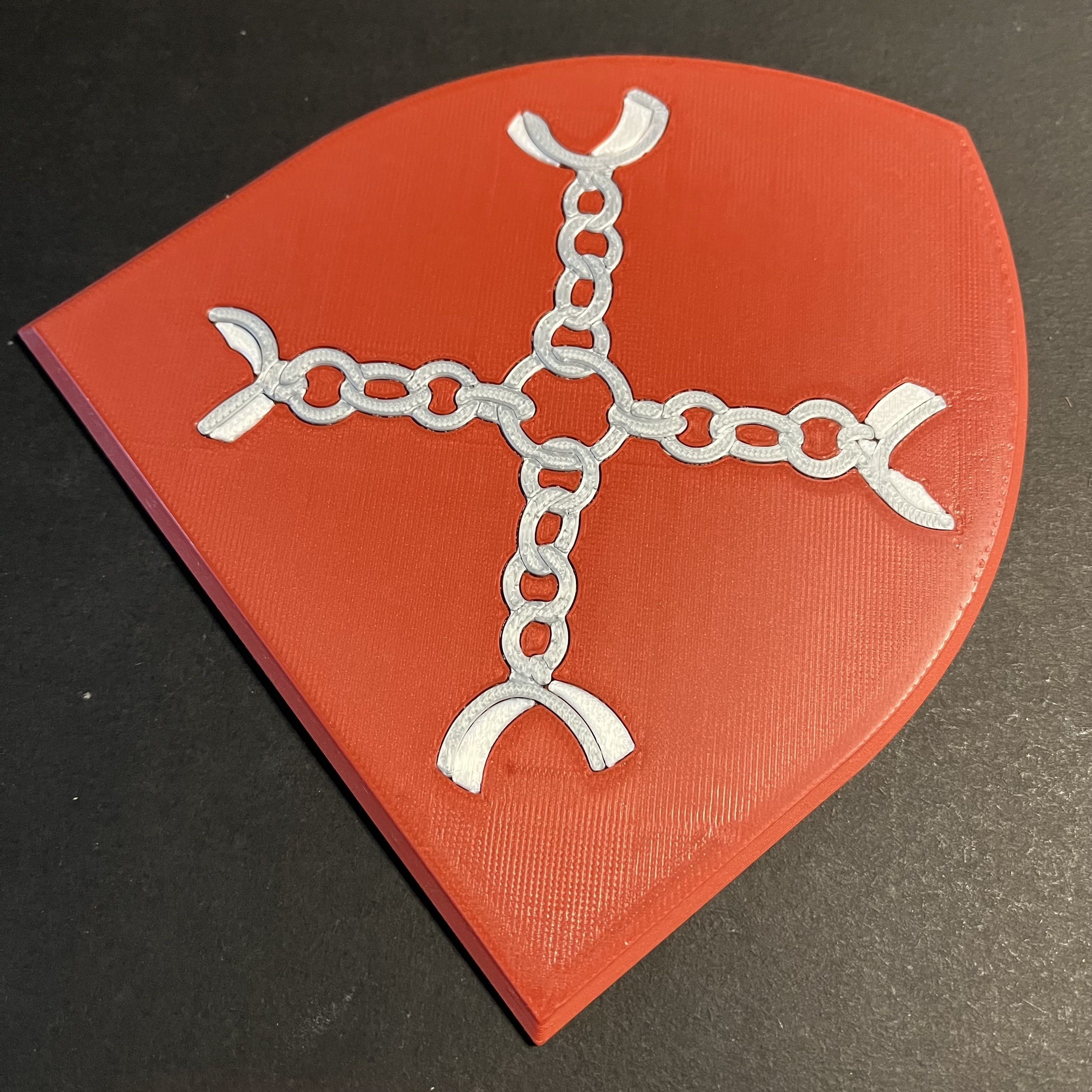 Game of Thrones Sigil of House Umber Coaster 3D print model_3