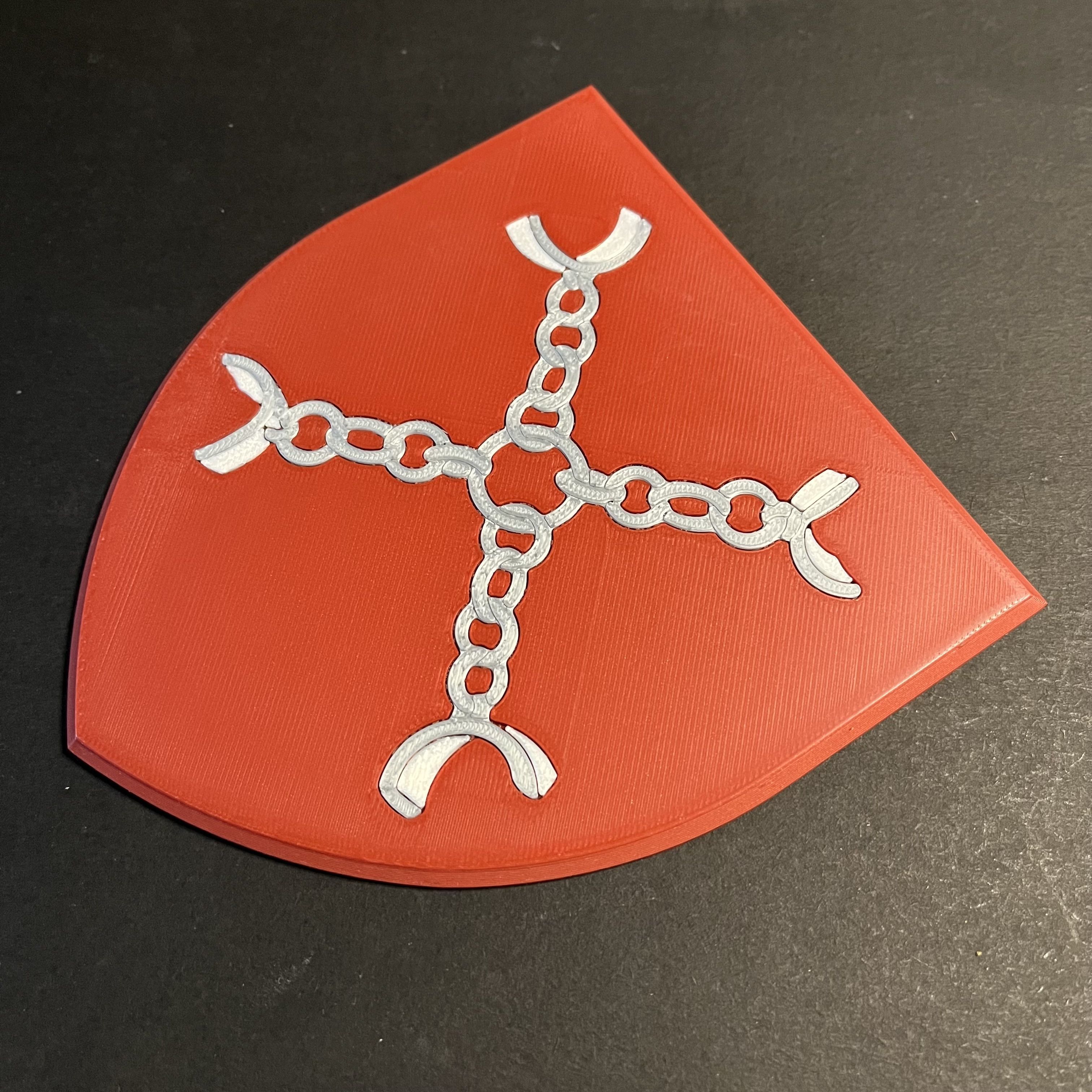 Game of Thrones Sigil of House Umber Coaster 3D print model_1