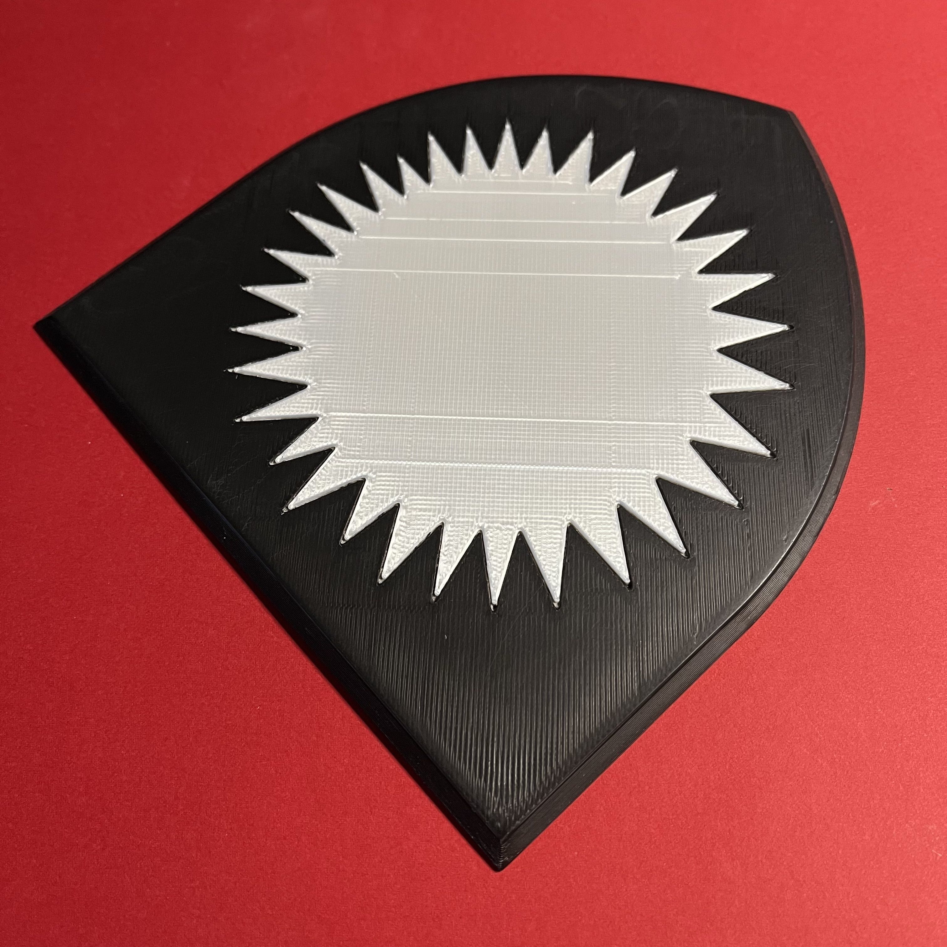 Game of Thrones Sigil of House Karstark Coaster 3D print model_3