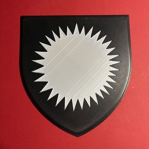 Game of Thrones Sigil of House Karstark Coaster 3D print model