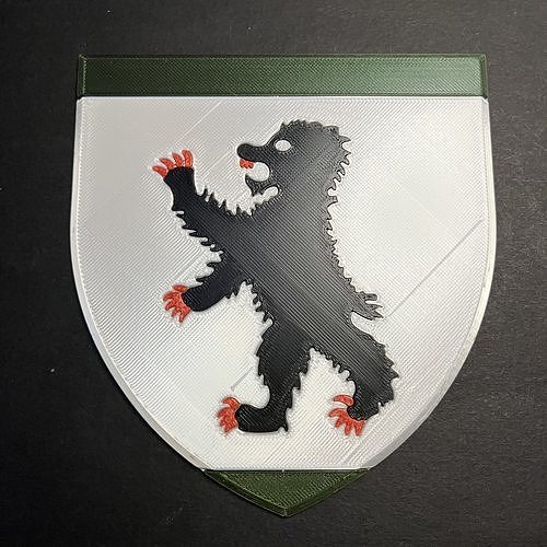 Game of Thrones Sigil of House Mormont Coaster 3D print model