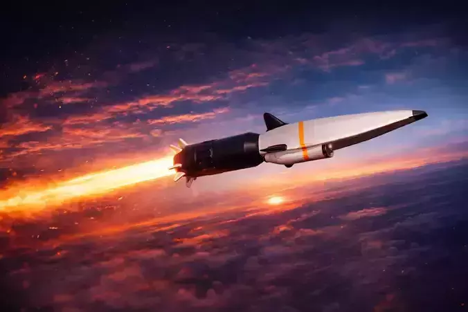 Hypersonic missile 3D model