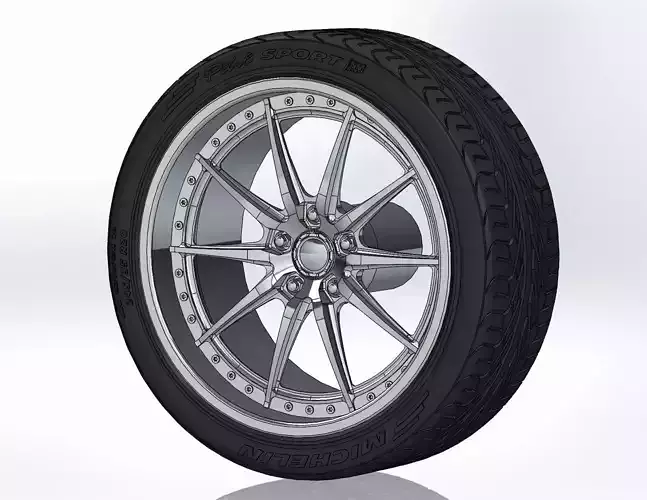 Wheels Schott Vulcan PT for your scale model 3D print model