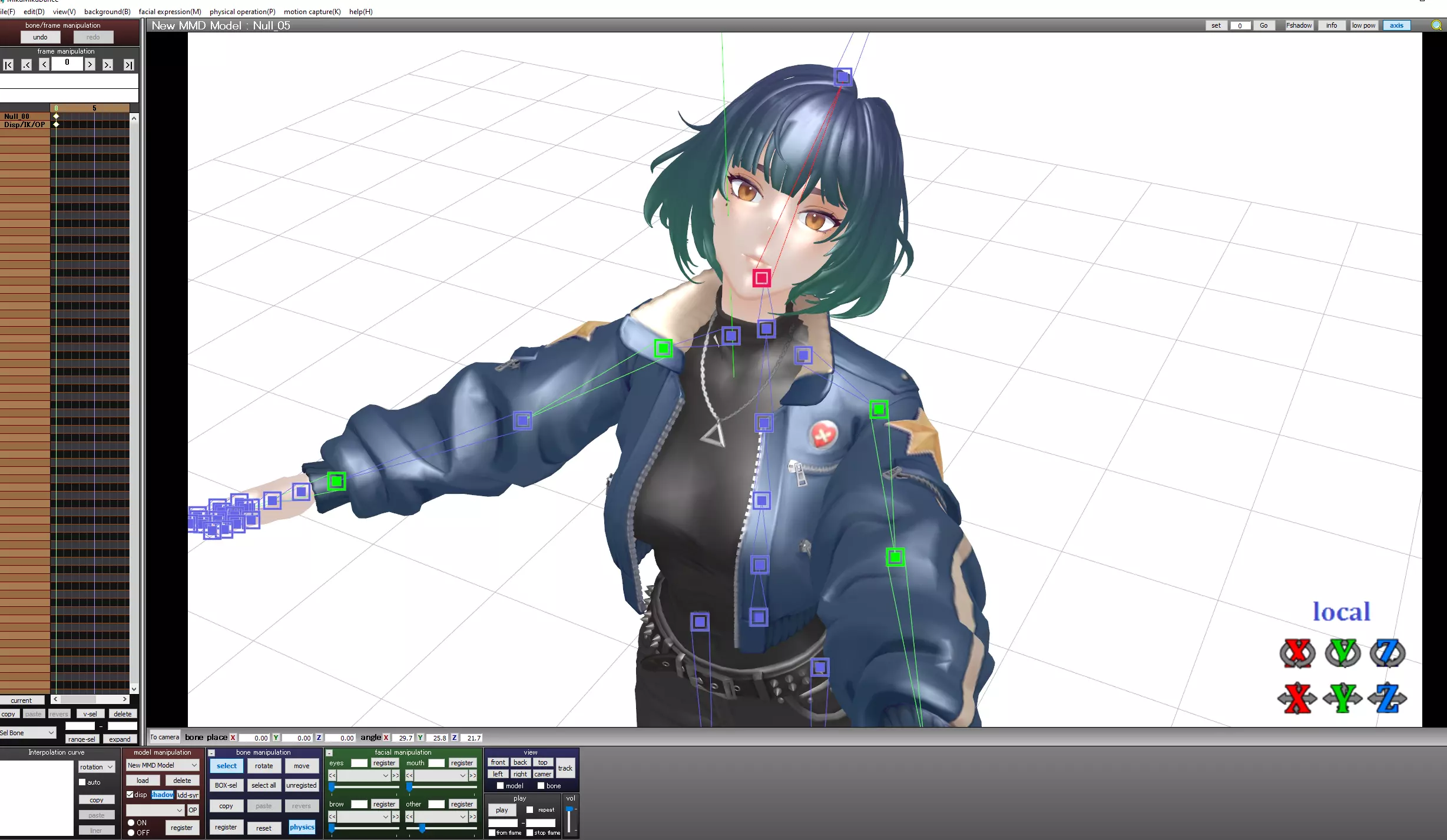 Grok Mika AI Anime 3D Model SFW Version Low-poly 3D model_0