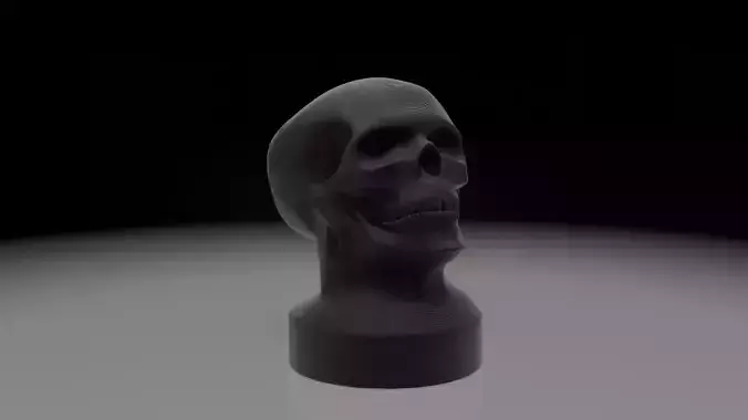Skull Beer Bottle Cap 3D print model