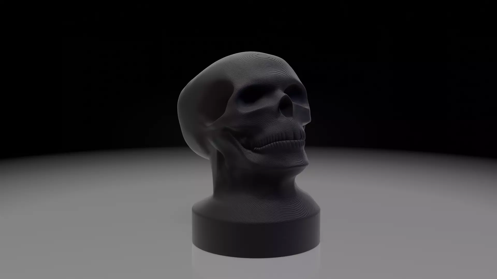 Skull Beer Bottle Cap 3D print model_0