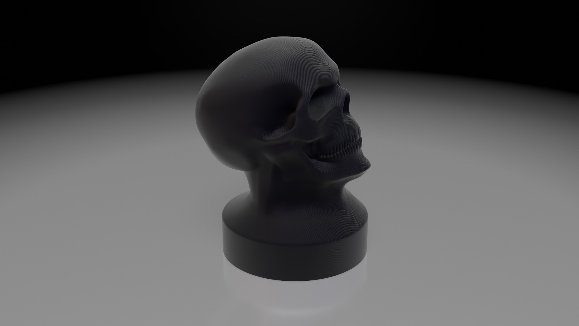 Skull Beer Bottle Cap 3D print model_2
