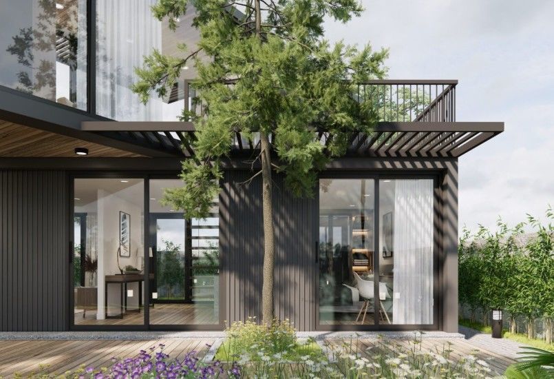 Exterior House Scene 3D model_18