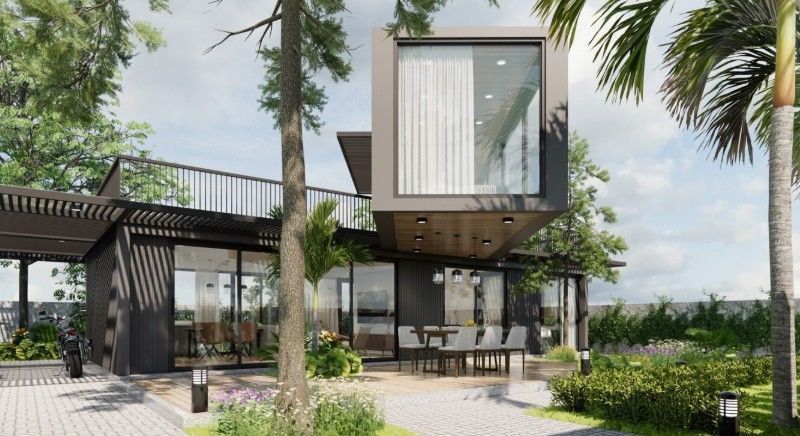 Exterior House Scene 3D model_5