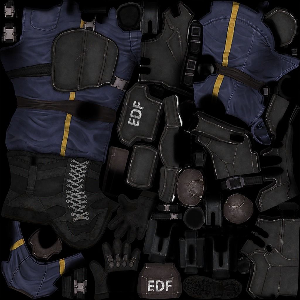 Soldier model Free low-poly 3D model_2