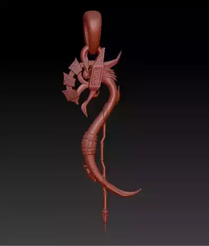 Snake Plastic Pendant 