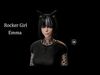 Rocker Girl Emma  Low-poly 3D model_1