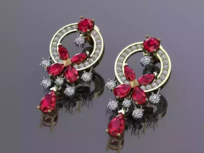 Jewelry Earrings Gold  MK-046