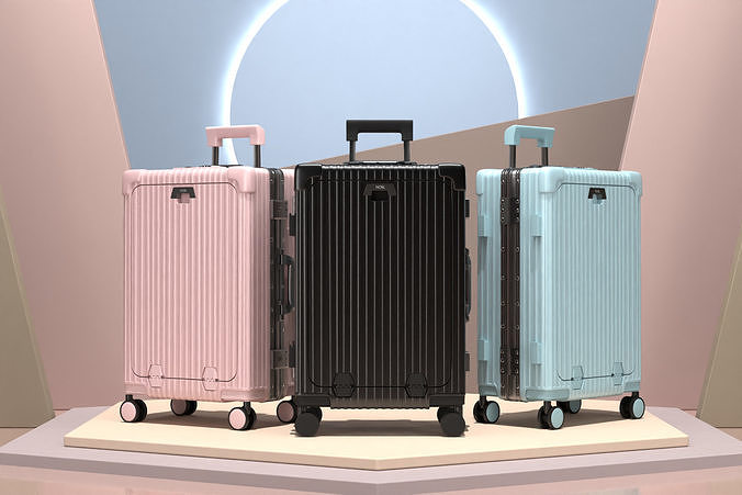 Suitcase 3D Model 3D model