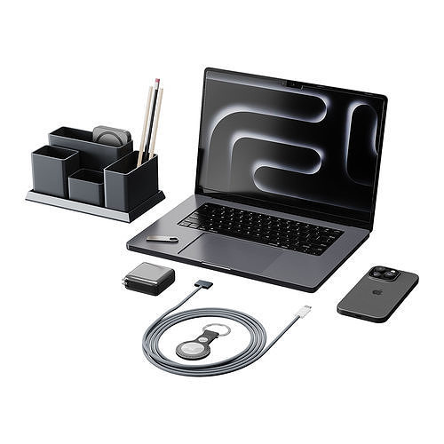 Set of Apple equipment 01 3D model