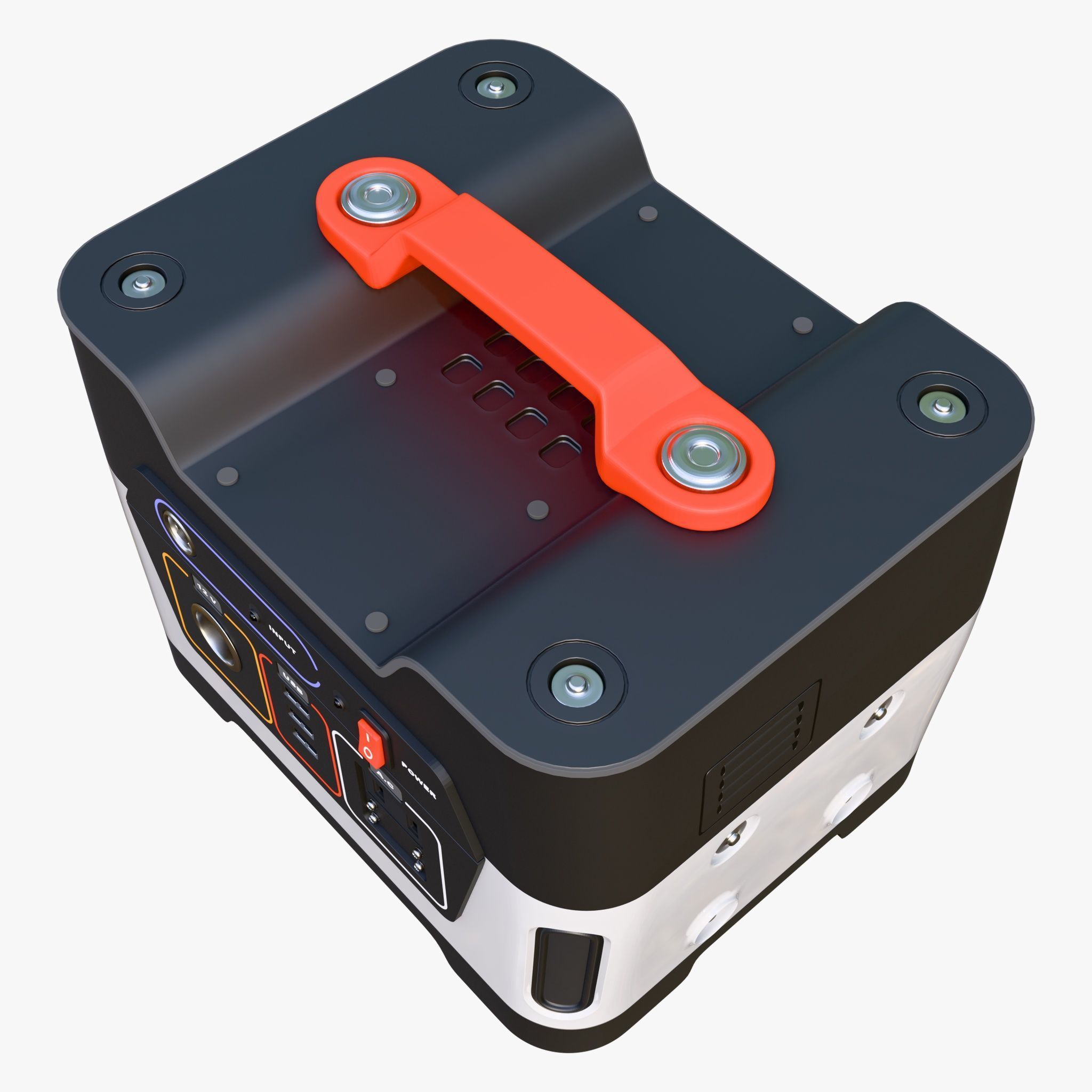 Power Station Portable Battery M1 3D model_3