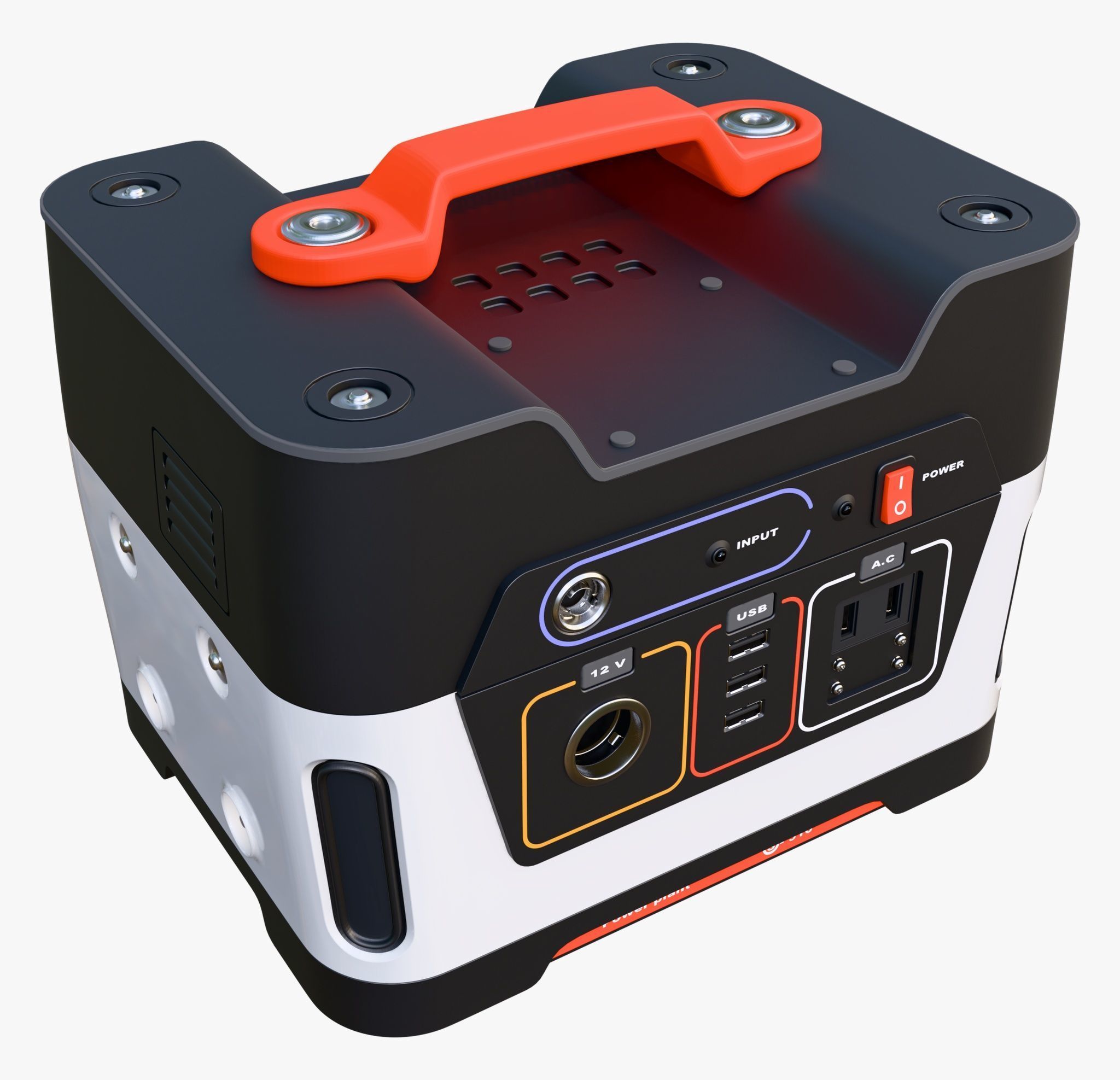 Power Station Portable Battery M1 3D model_1