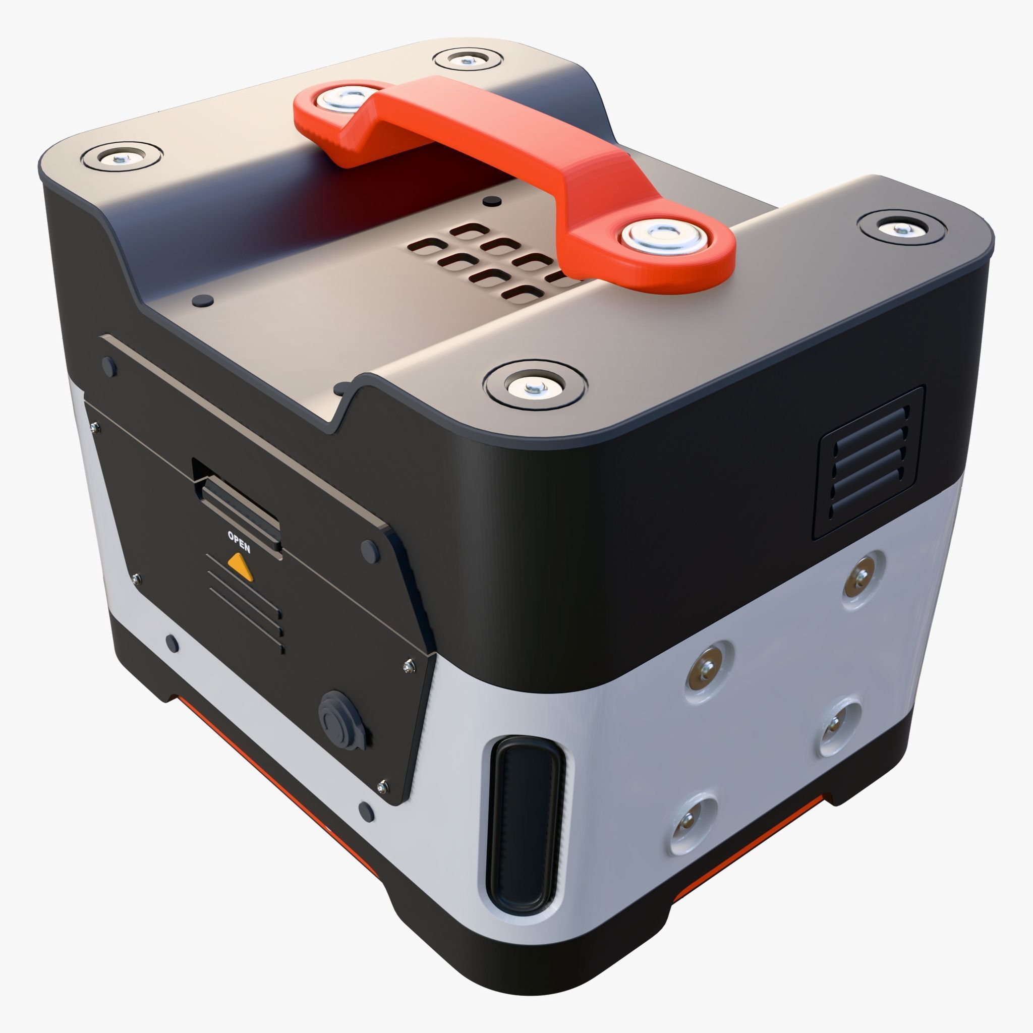 Power Station Portable Battery M1 3D model_6