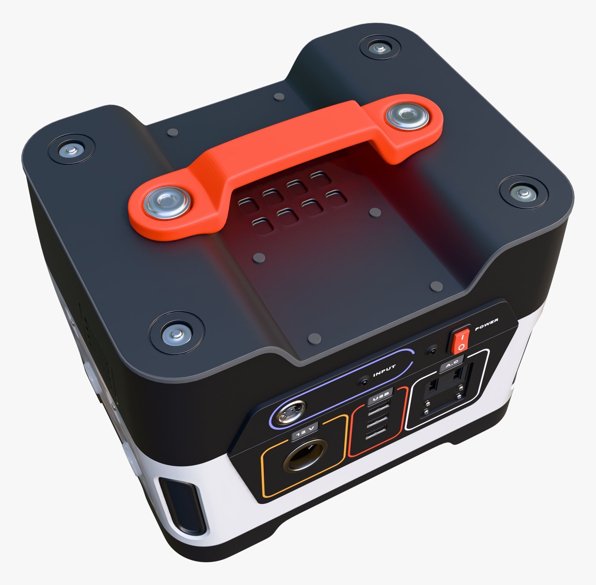 Power Station Portable Battery M1 3D model_2