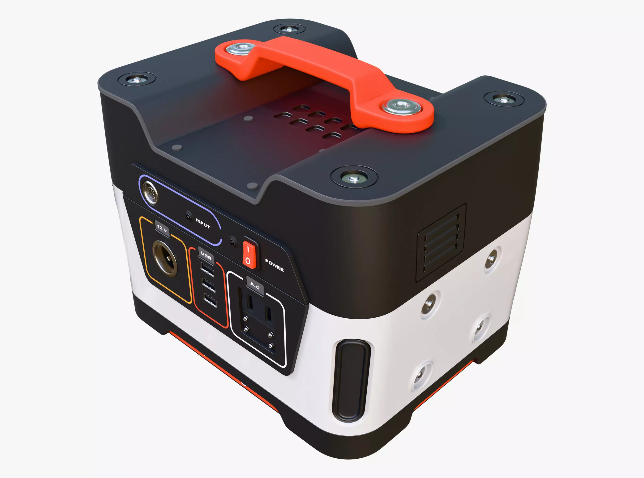 Power Station Portable Battery M1 3D model_0