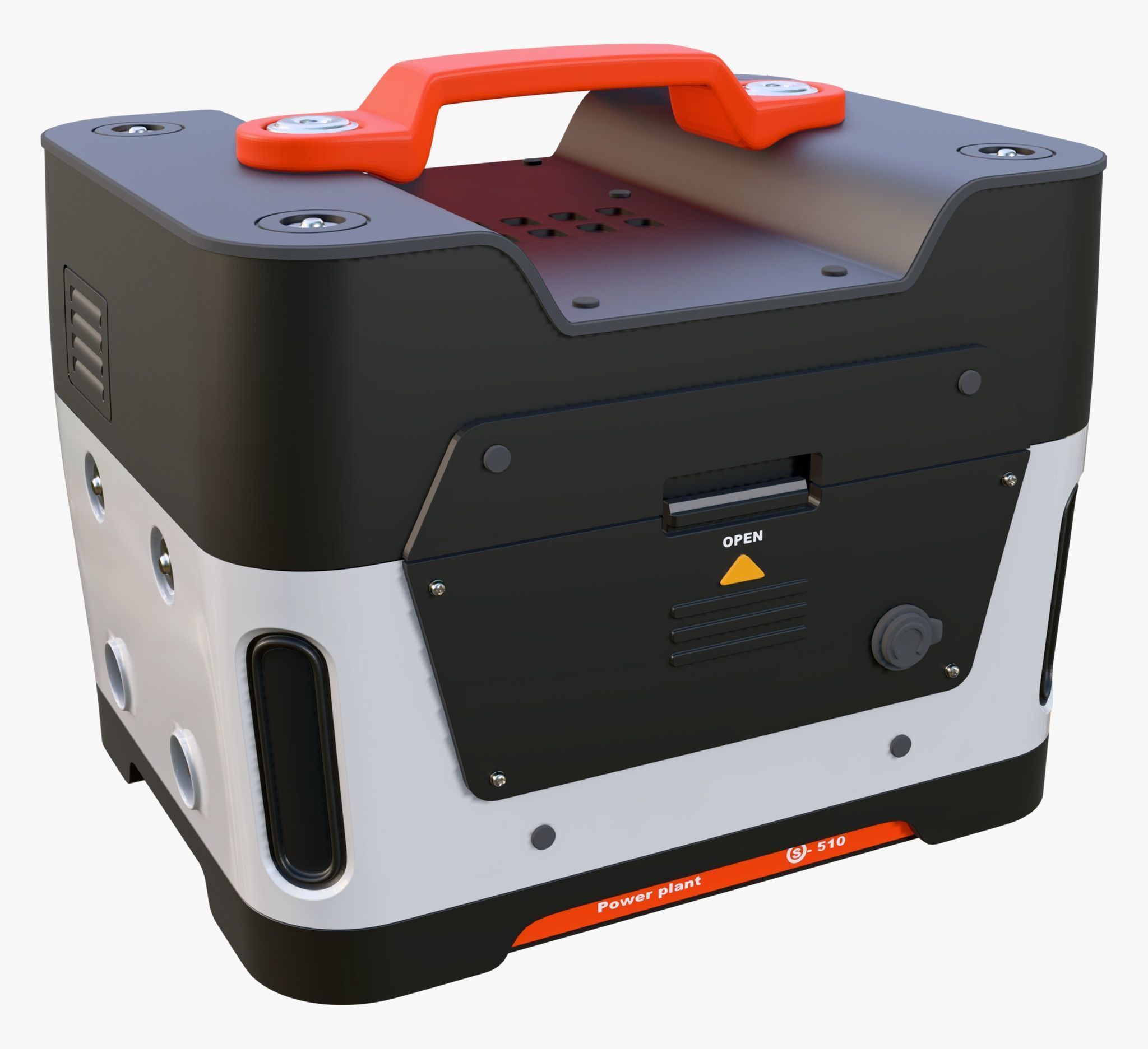 Power Station Portable Battery M1 3D model_5