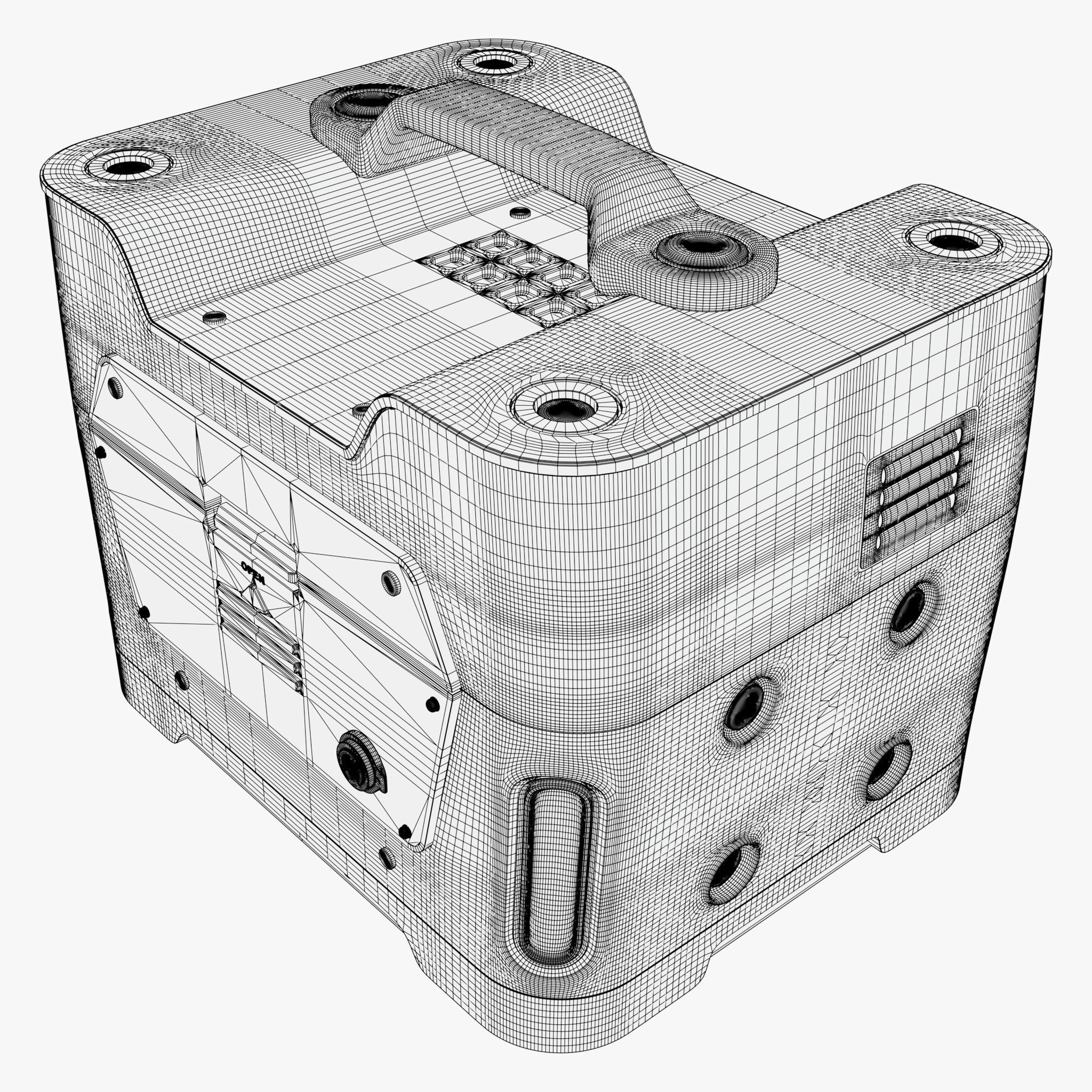 Power Station Portable Battery M1 3D model_13