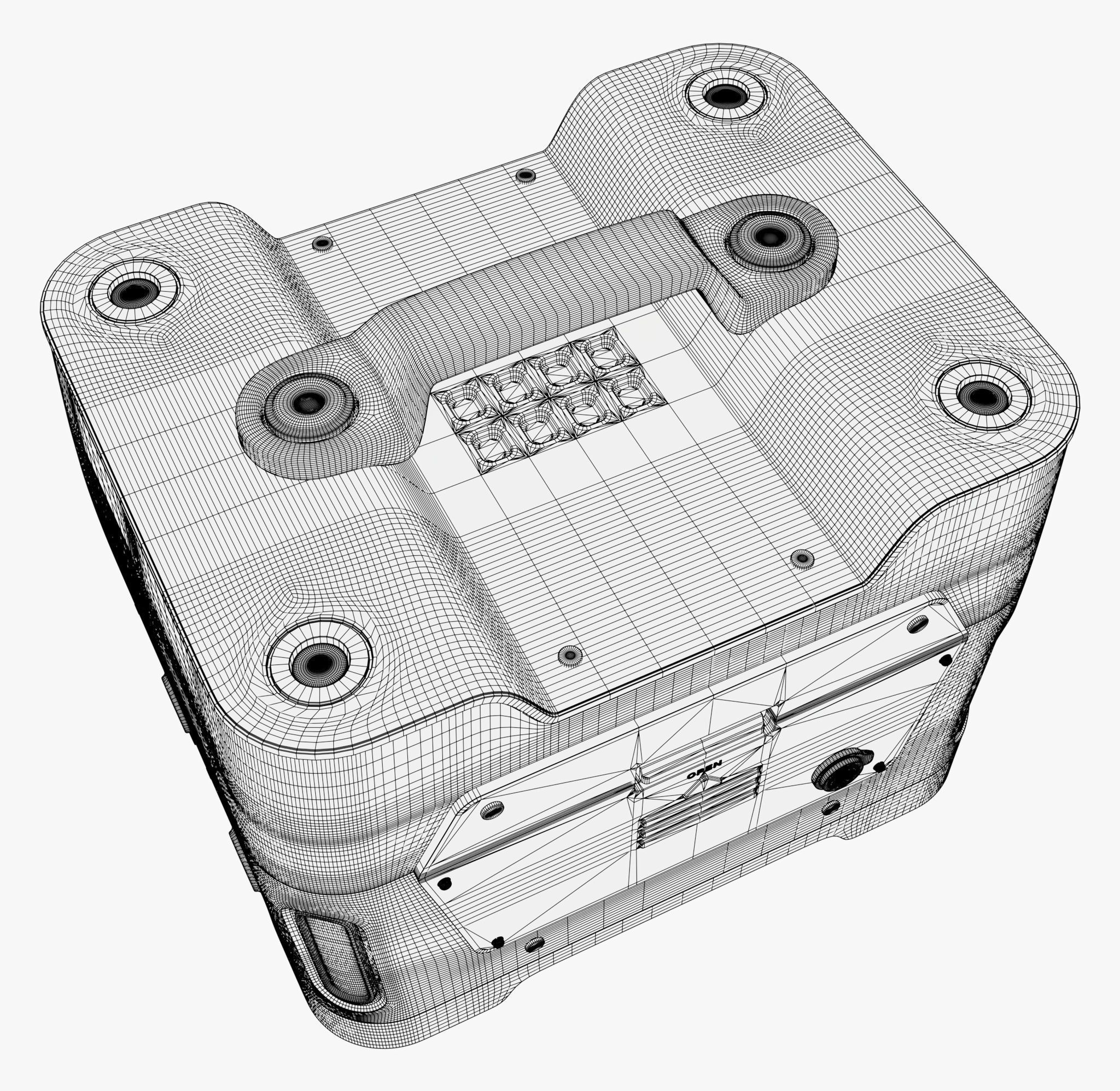 Power Station Portable Battery M1 3D model_11