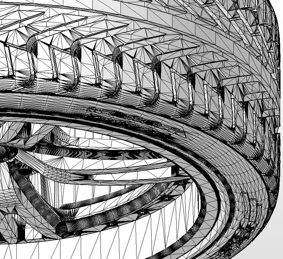 Wheels Schott Mod 5 PT 20inch for your scale model 3D print model_19