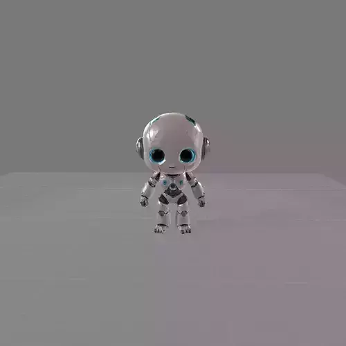 Cute Chibi Robot 3D Print Model Free 3D print model