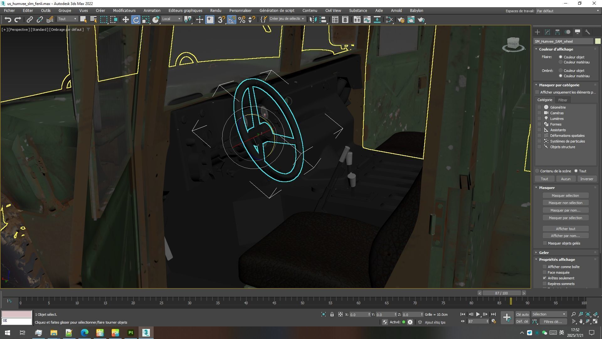 Humvee-Based Air Defense System Low-poly 3D model_15