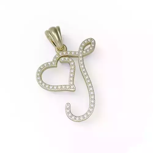 Letter T Pendant Necklace