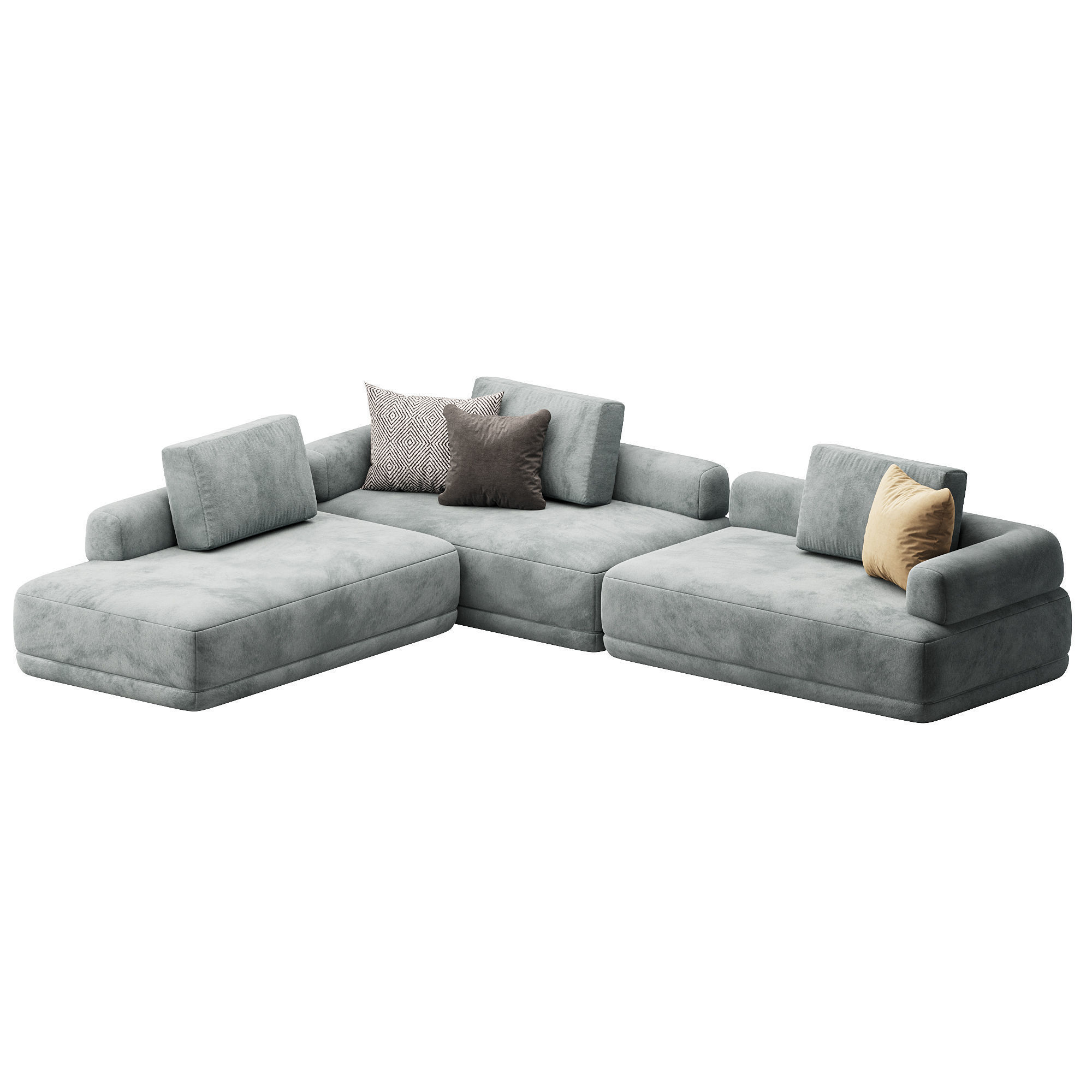 Bumper Sofa System 3D model_1