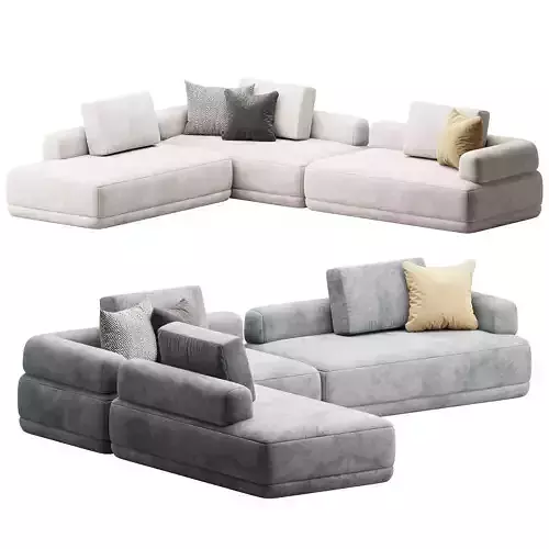 Bumper Sofa System 3D model