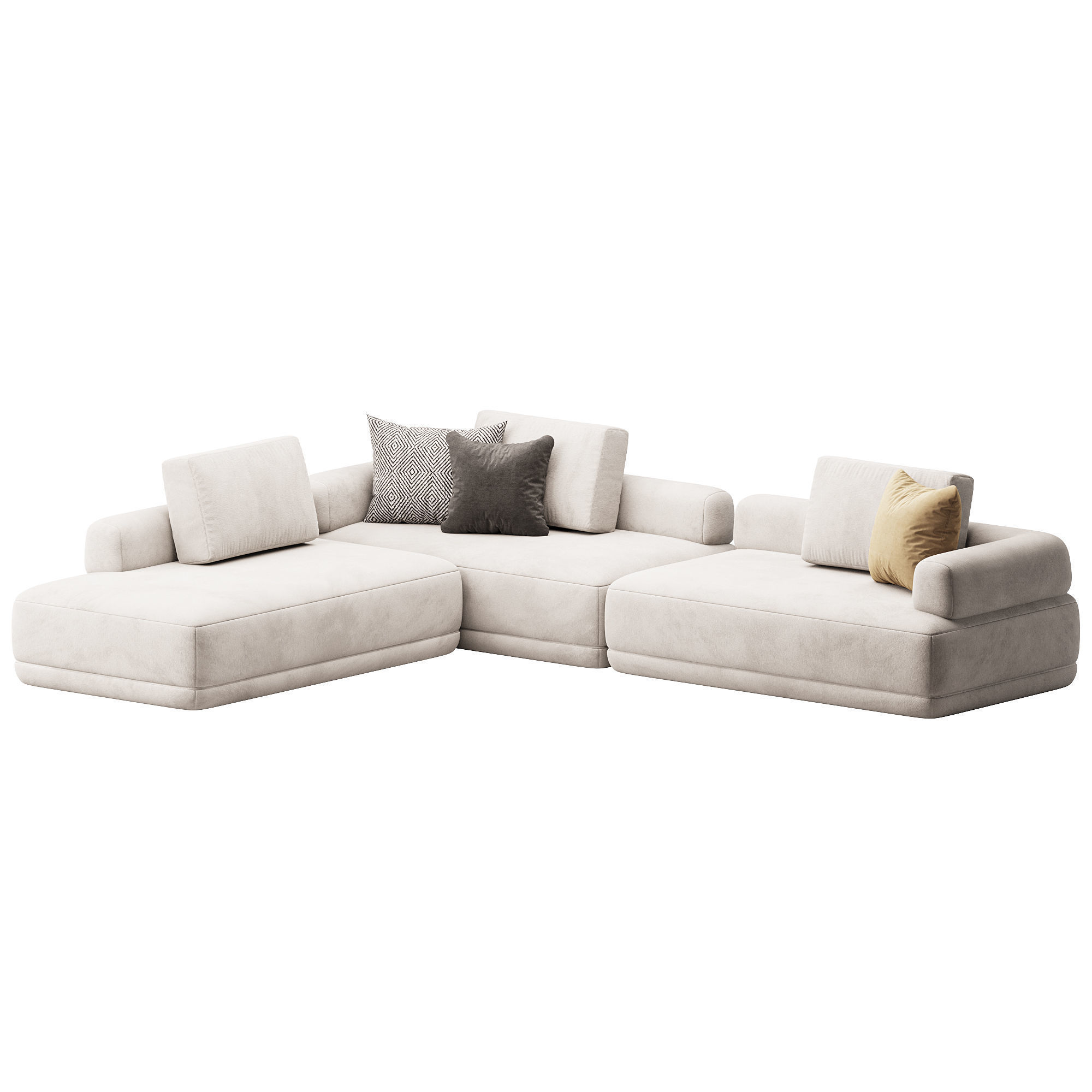 Bumper Sofa System 3D model_3