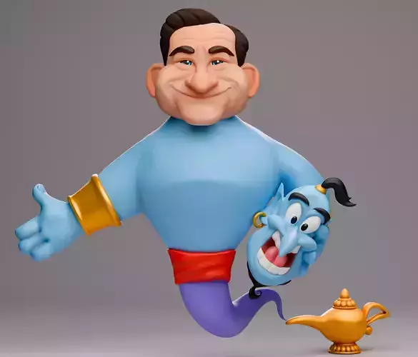 Robin Williams As Genie  3D print model