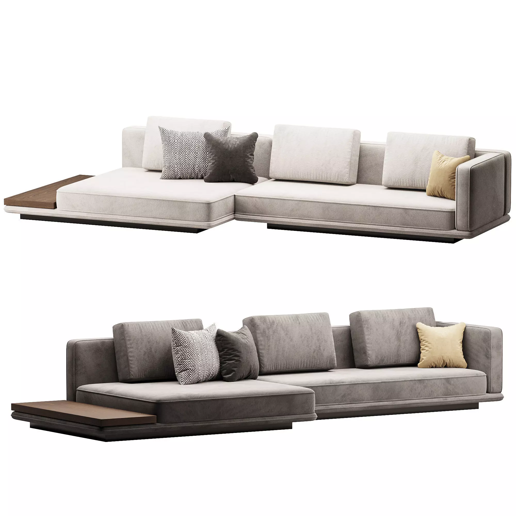 Minotti Horizonte Sofa 3D model_0