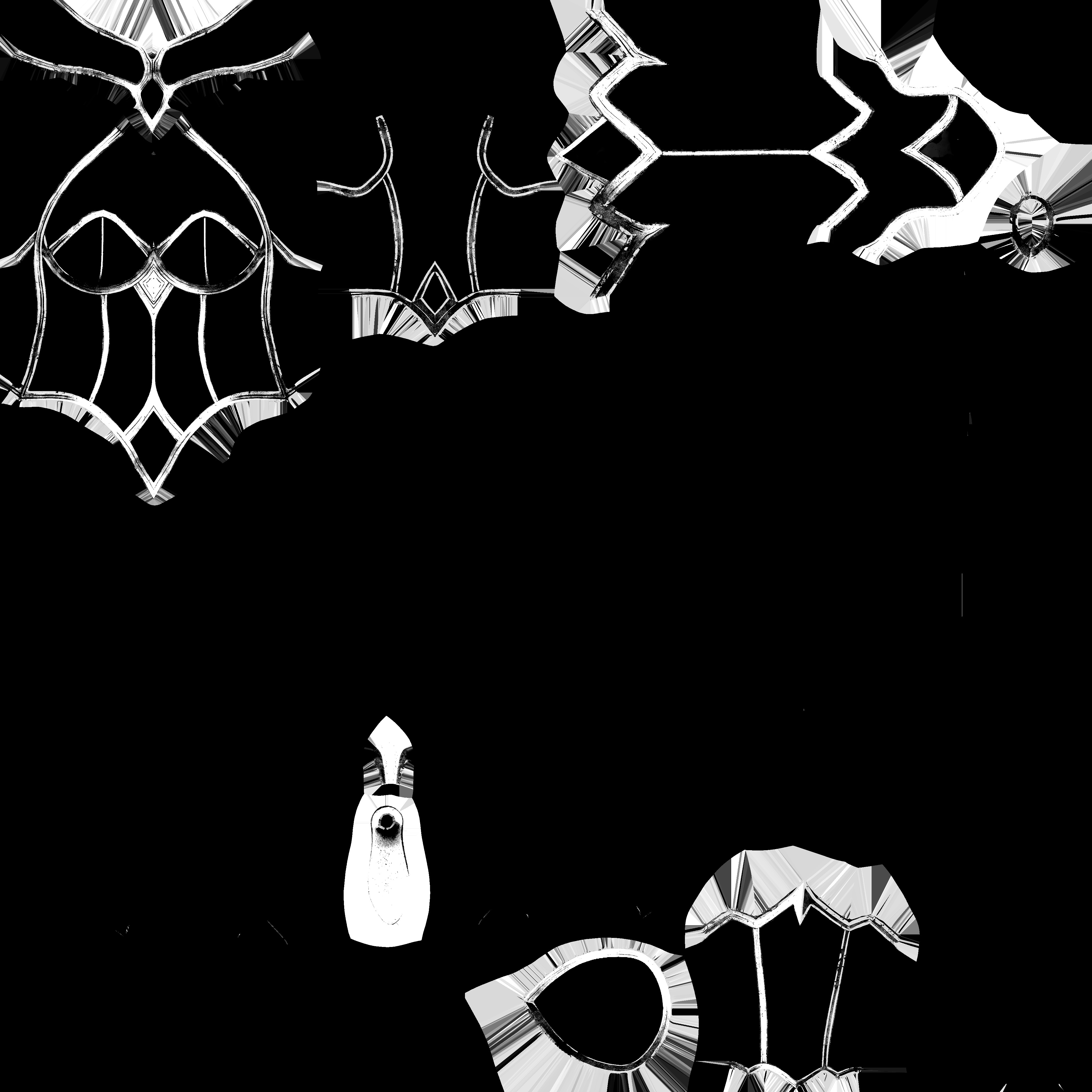 Dark Demoness Fantasy Female 3D Character HighLow Poly Low-poly 3D model_7