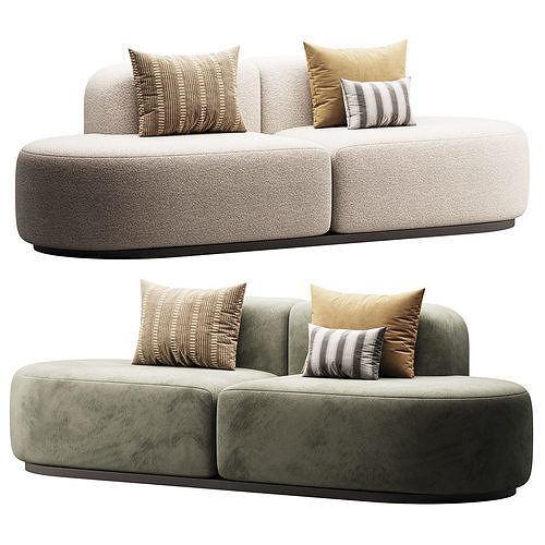 Blanche Sofa 3D model