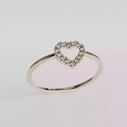heart diamond ring